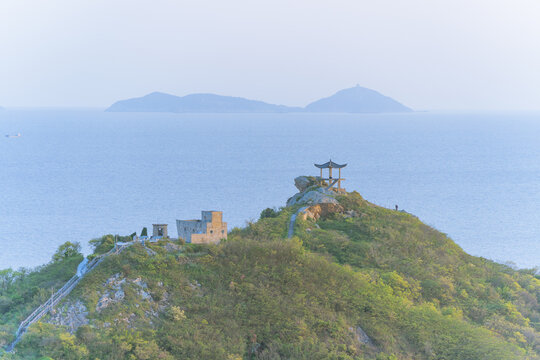 台州小箬村蓝色的海