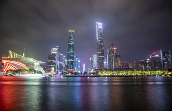 广州珠江新城夜景