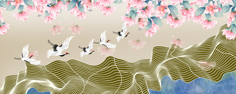 花鳥背景