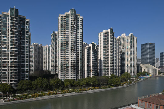 上海苏州河沿岸建筑