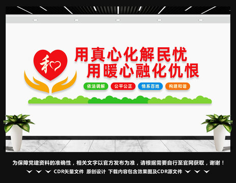 人民調(diào)解室文化墻