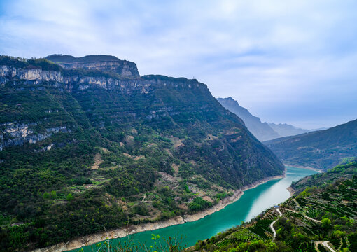 湖北宜昌清江山水自然风光