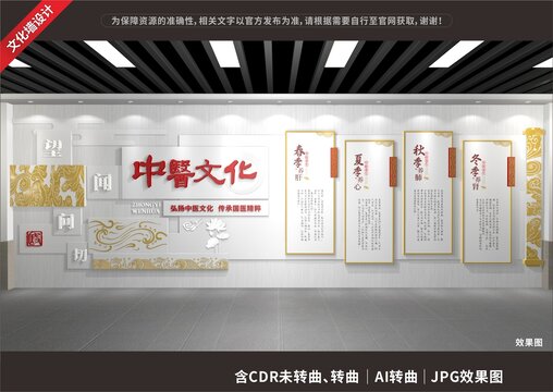 中醫(yī)文化展示展廳墻
