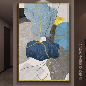 现代抽象客厅装饰画