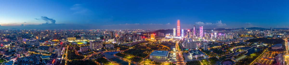 东莞夜景全景