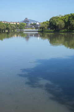 漳浦西湖湖泊风景