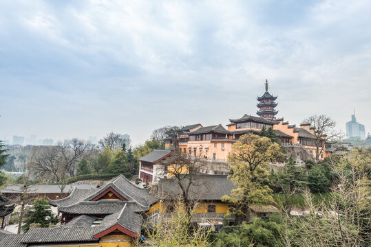 樱花季的南京明长城和鸡鸣寺