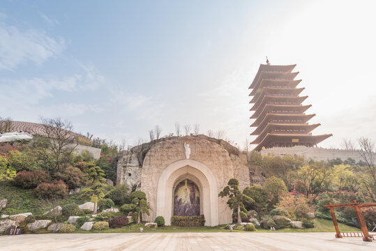 江苏南京牛首山景区风光