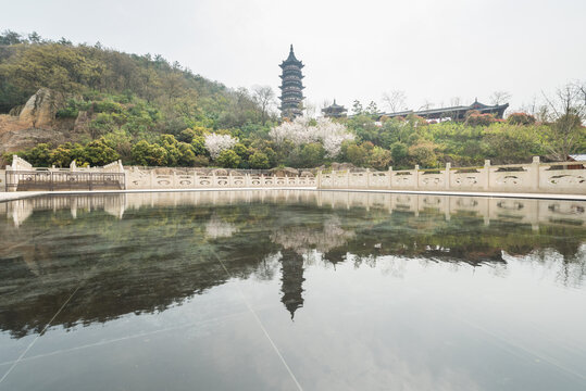 江苏南京牛首山景区风光