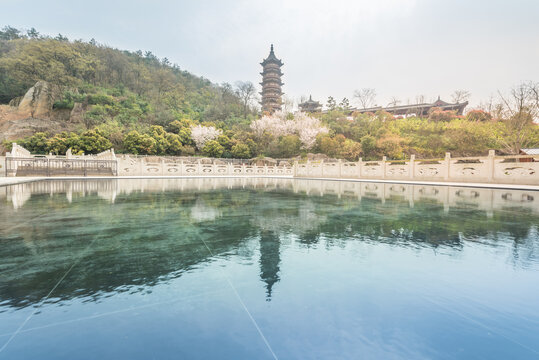 江苏南京牛首山景区风光