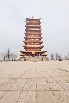 南京牛首山景区广场