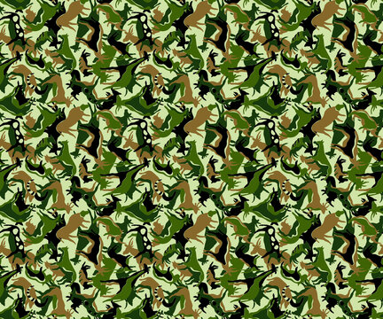 軍綠色系動物迷彩