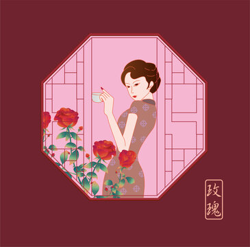 玫瑰花茶