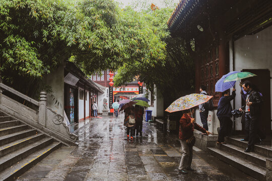 黄鹤楼景区入口处