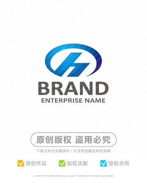 H字母logo