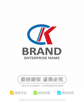 CK字母logo