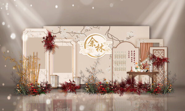 中式婚禮展示區(qū)