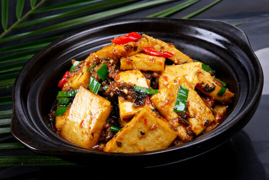 梅干菜焗老豆腐