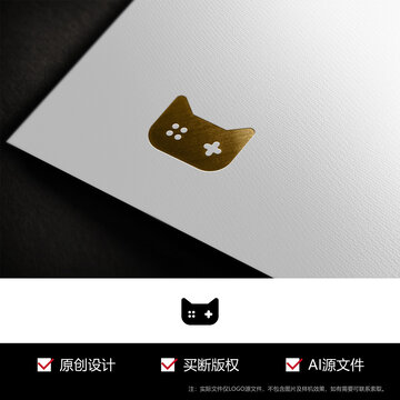 黑猫游戏标志logo