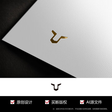 字母T狮子标志logo