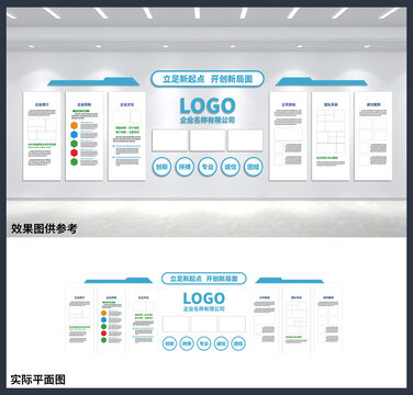 公司介绍办公室墙面文化墙设计