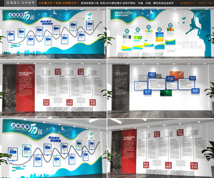 整套企业文化墙