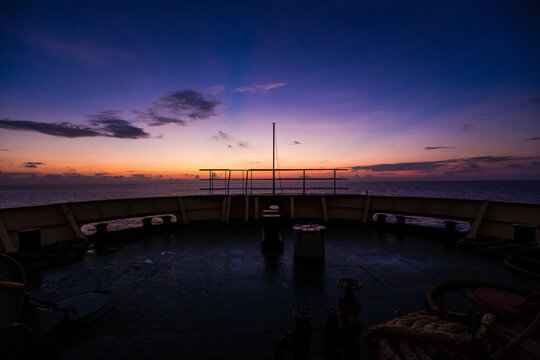 海岛日落夕阳