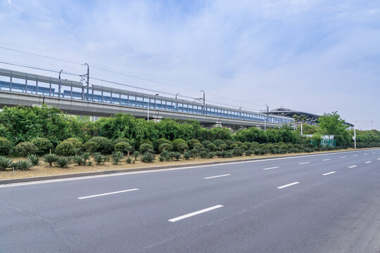 南京的城市道路和轻轨铁路