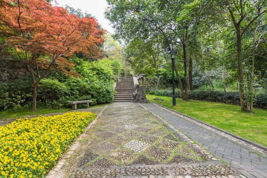 中国江苏南京雨花台园林建筑