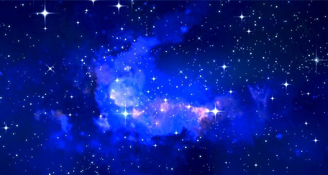藍(lán)色星空背景