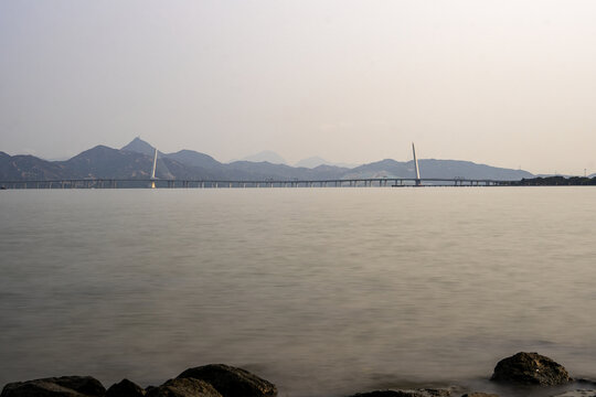 山海风光深圳湾公路大桥