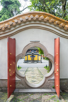 南京雨花台甘露门和古高座寺