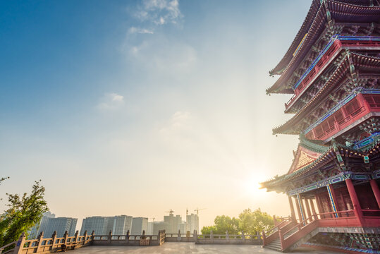 中国江苏南京的阅江楼风景