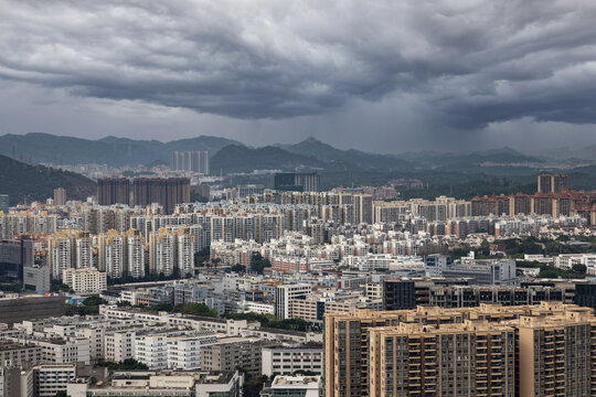 深圳宝安区都市风光