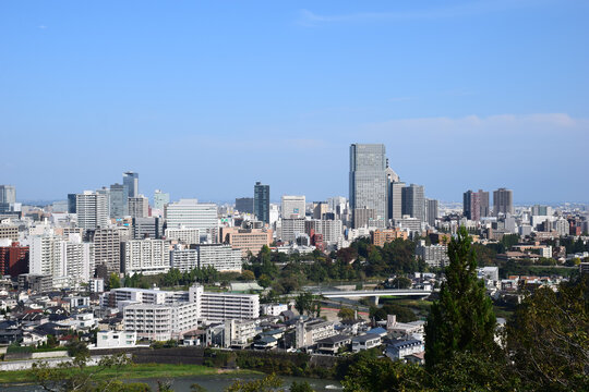 日本仙台城市风光