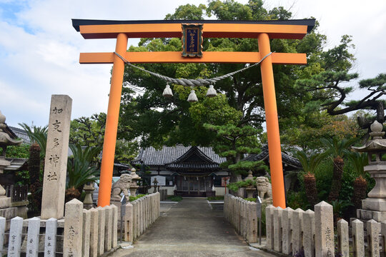 日本神社木制鸟居