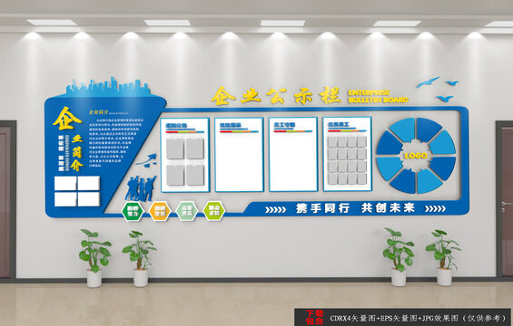 藍(lán)色企業(yè)公示欄