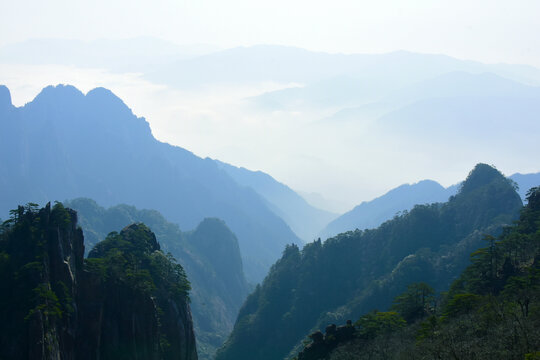 黄山景色