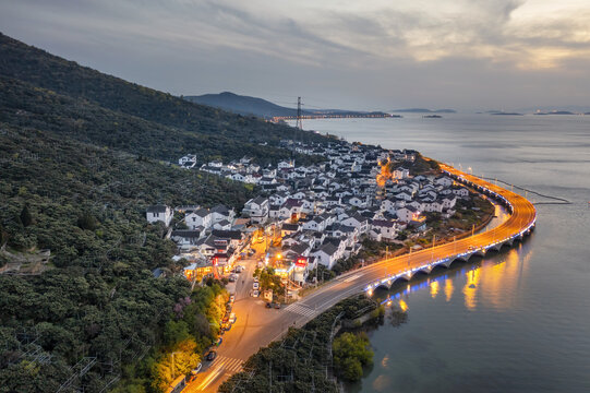 岱心湾夜色