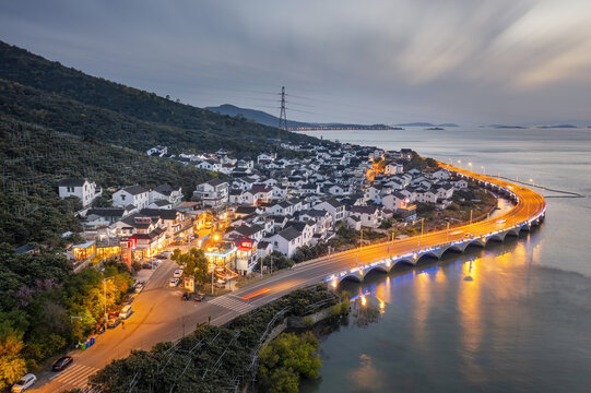 岱心湾夜色