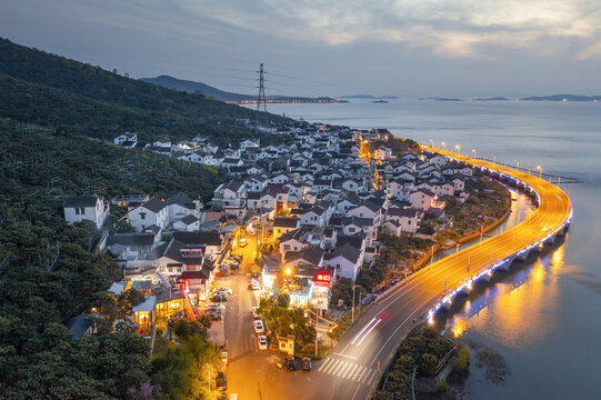 岱心湾夜色