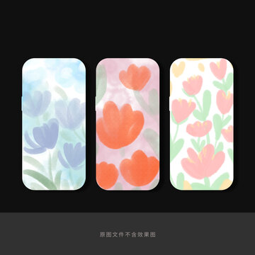 手機(jī)殼可愛插畫