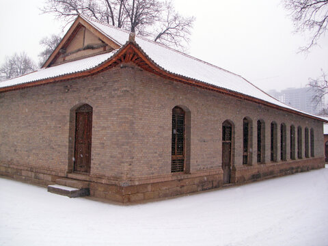 延安纪念馆新春瑞雪