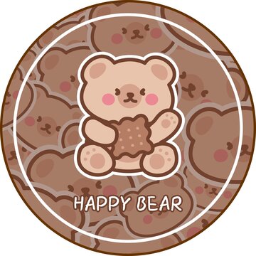 卡通小熊圖案