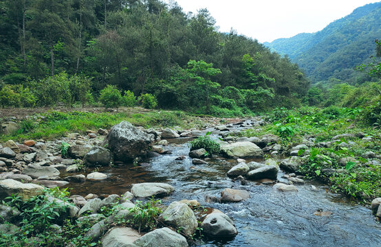 龙源山间溪流