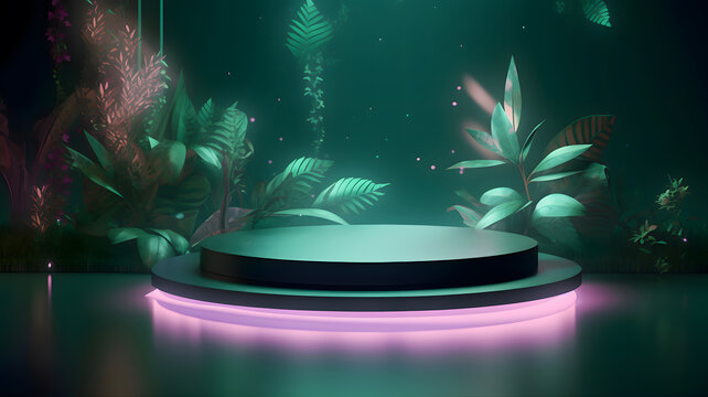 產(chǎn)品展示場景背景展臺3D