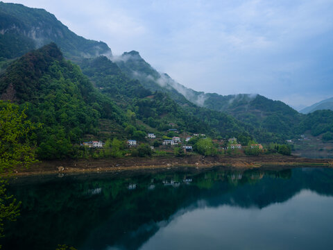 湖北宜昌长阳清江山水自然风光