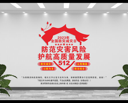 2023年防灾减灾日主题墙