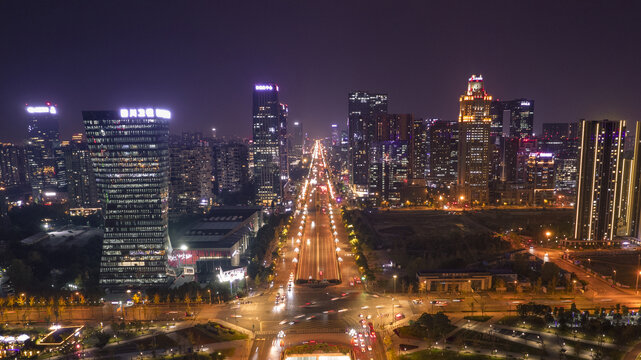 成都高新区夜景