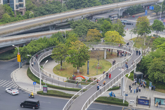 俯瞰厦门山海健康步道